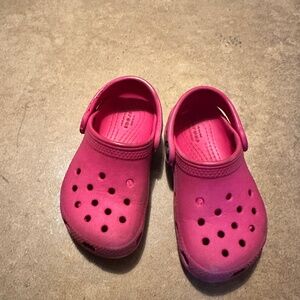 Pink Kids Crocs